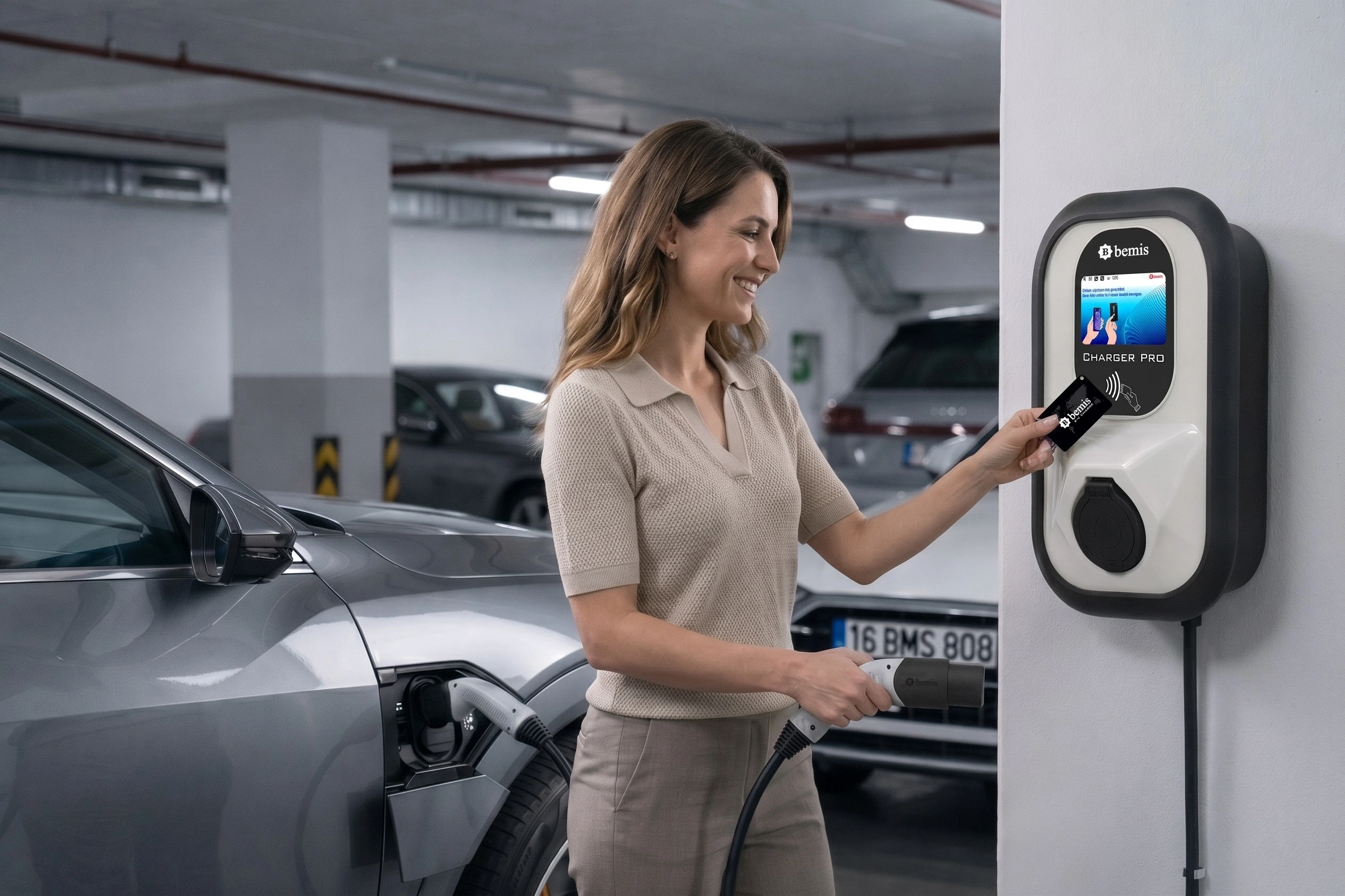 Bemis E-V Charge electric vehicle charging station