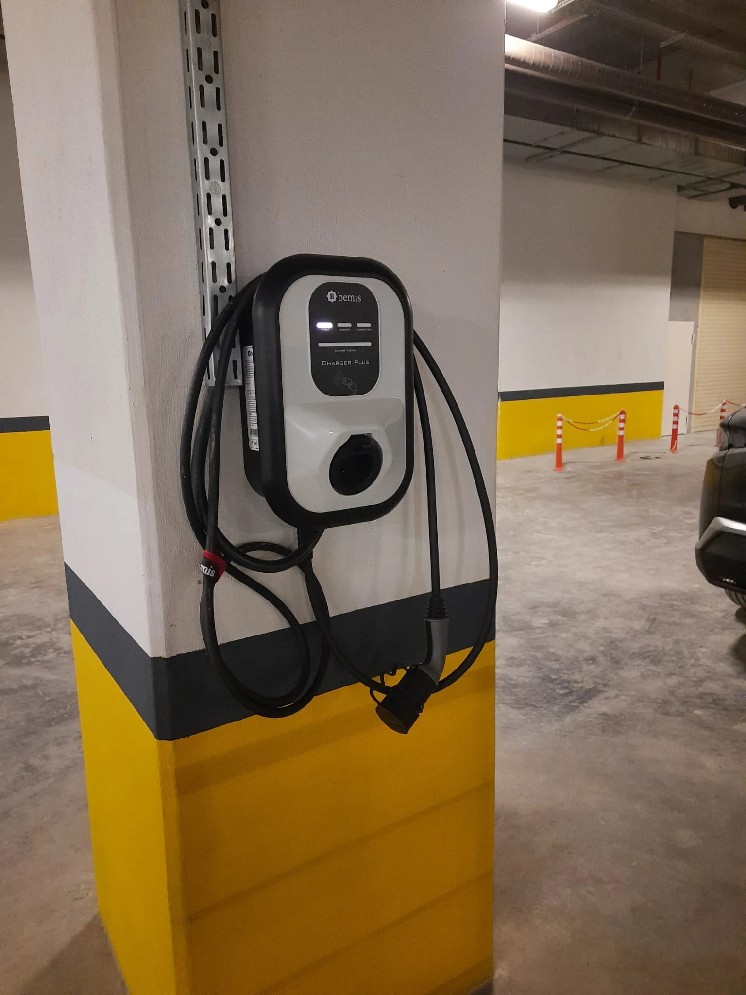 Bemis E-V Charge EV charging station reference project