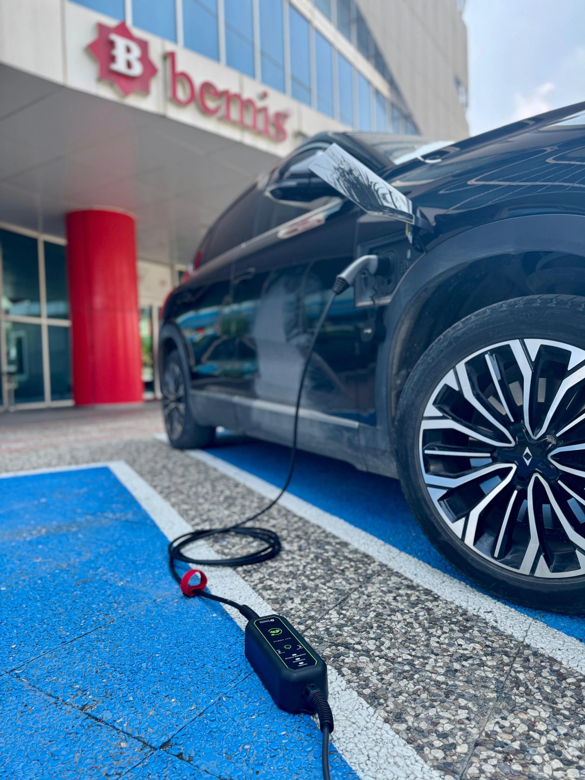 Bemis E-V Charge EV charging station reference project