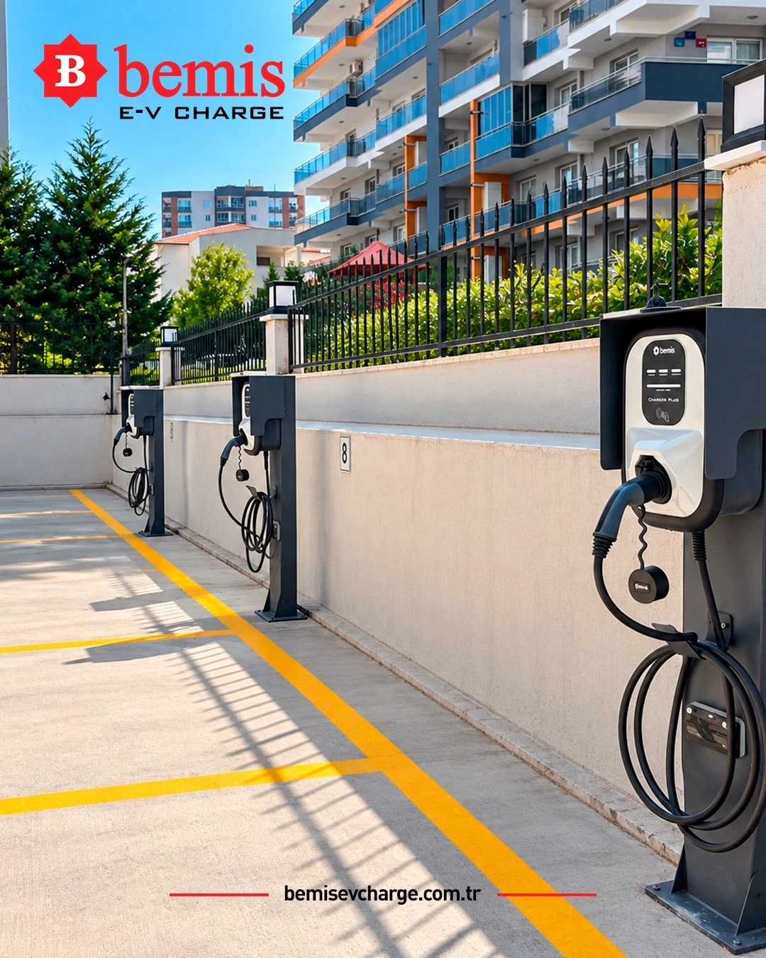 Bemis E-V Charge EV charging station reference project