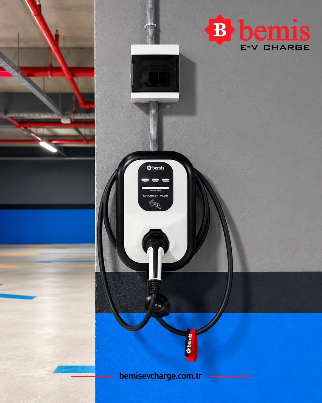 Bemis E-V Charge EV charging station reference project