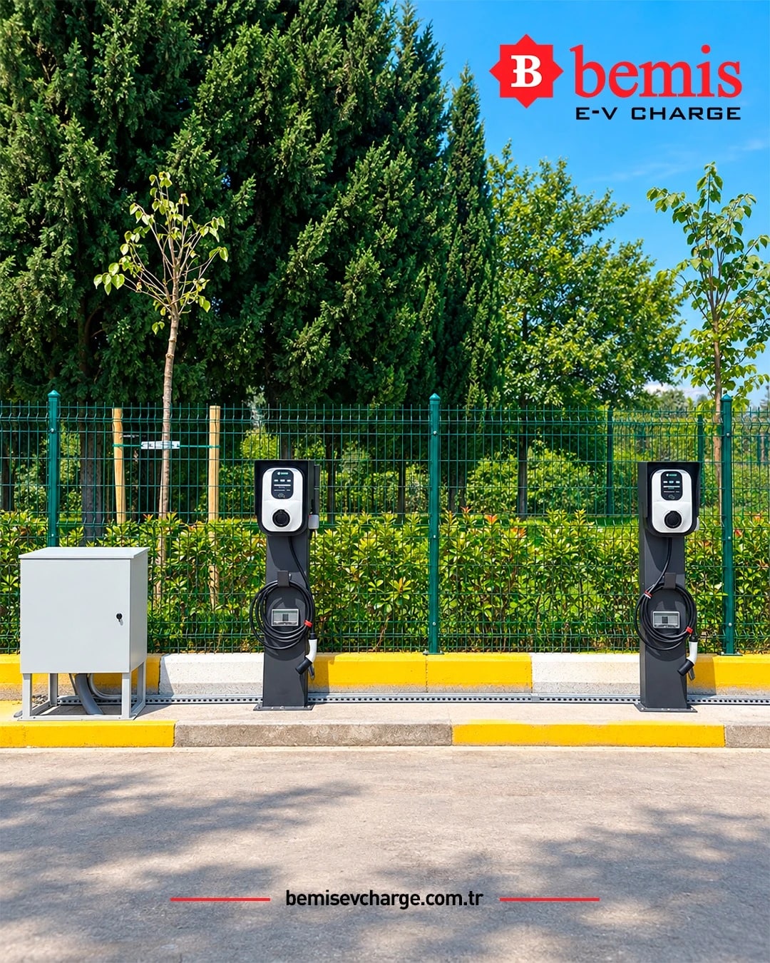 Bemis E-V Charge EV charging station reference project
